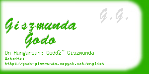 giszmunda godo business card